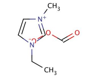 1-Ethyl-3-methylimidazolium hydrogen carbonate solution (CAS 947601-94-7) - chemical structure image