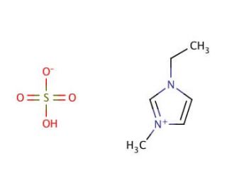 1-Ethyl-3-methylimidazolium hydrogen sulfate (CAS 412009-61-1) - chemical structure image