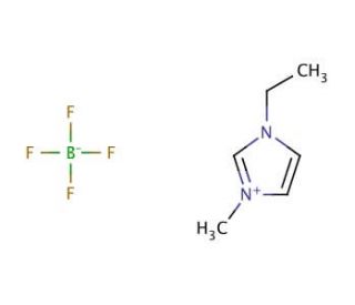 1-Ethyl-3-methylimidazolium tetrafluoroborate (CAS 143314-16-3) - chemical structure image