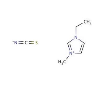 1-Ethyl-3-methylimidazolium thiocyanate (CAS 331717-63-6) - chemical structure image