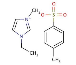 1-Ethyl-3-methylimidazolium tosylate (CAS 328090-25-1) - chemical structure image