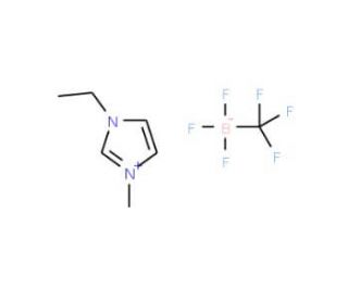 1-Ethyl-3-methylimidazolium Trifluoro(trifluoromethyl)borate (CAS 681856-28-0) - chemical structure image