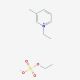 1-Ethyl-3-methylpyridinium Ethyl Sulfate (CAS 872672-50-9) - chemical structure image