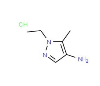 1-Ethyl-5-methyl-1H-pyrazol-4-ylaminehydrochloride (CAS 1185300-50-8) - chemical structure image