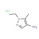 1-Ethyl-5-methyl-1H-pyrazol-4-ylaminehydrochloride (CAS 1185300-50-8) - chemical structure image