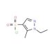 1-Ethyl-5-methyl-1H-pyrazole-4-sulfonyl chloride (CAS 957261-55-1) - chemical structure image