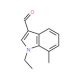 1-Ethyl-7-methyl-1H-indole-3-carbaldehyde - chemical structure image