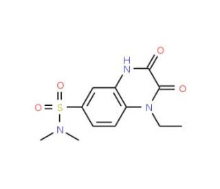 1-ethyl-N,N-dimethyl-2,3-dioxo-1,2,3,4-tetrahydroquinoxaline-6-sulfonamide - chemical structure image