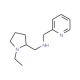 (1-Ethyl-pyrrolidin-2-ylmethyl)-pyridin-2-ylmethyl-amine - chemical structure image