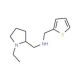 (1-Ethyl-pyrrolidin-2-ylmethyl)-thiophen-2-ylmethyl-amine - chemical structure image