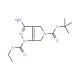 1-Ethyloxycarbonyl-5-Boc-3-amino-4,6-dihydro-pyrrolo[3,4-c]pyrazole (CAS 398495-65-3) - chemical structure image