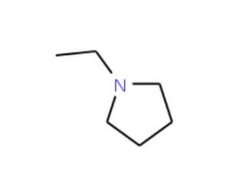 1-Ethylpyrrolidine (CAS 7335-06-0) - chemical structure image