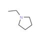 1-Ethylpyrrolidine (CAS 7335-06-0) - chemical structure image
