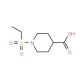 1-(ethylsulfonyl)piperidine-4-carboxylic acid - chemical structure image