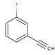1-Ethynyl-3-fluorobenzene (CAS 2561-17-3) - chemical structure image