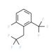 1-Fluoro-2-(2,2,2-trifluoroethyl)-3-(trifluoromethyl)benzene - chemical structure image