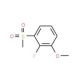 1-Fluoro-2-methoxy-6-methylsulfonylbenzene - chemical structure image