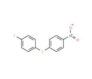 1-Fluoro-4-[(4-nitrophenyl)sulfanyl]benzene (CAS 2438-85-9) - chemical structure image