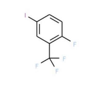 1-Fluoro-4-iodo-2-(trifluoromethyl)benzene (CAS 59382-39-7) - chemical structure image