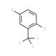 1-Fluoro-4-iodo-2-(trifluoromethyl)benzene (CAS 59382-39-7) - chemical structure image