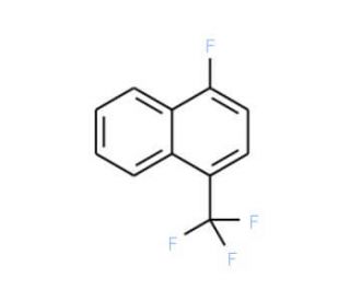 1-Fluoro-4-(trifluoromethyl)naphthalene (CAS 59080-13-6) - chemical structure image