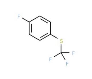 1-Fluoro-4-(trifluoromethylthio)benzene (CAS 940-76-1) - chemical structure image