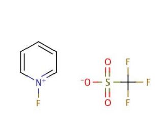 1-Fluoropyridinium triflate (CAS 107263-95-6) - chemical structure image