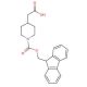 1-Fmoc-4-piperidineacetic acid (CAS 180181-05-9) - chemical structure image