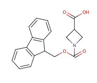 1-Fmoc-azetidine-3-carboxylic acid (CAS 193693-64-0) - chemical structure image