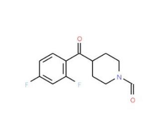 1-Formyl-4-(2,4-difluorobenzoyl)piperidine (CAS 84162-80-1) - chemical structure image