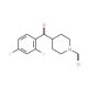 1-Formyl-4-(2,4-difluorobenzoyl)piperidine (CAS 84162-80-1) - chemical structure image