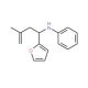(1-Furan-2-yl-3-methyl-but-3-enyl)-phenyl-amine (CAS 354552-07-1) - chemical structure image