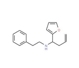 (1-Furan-2-yl-but-3-enyl)-phenethyl-amine (CAS 436088-82-3) - chemical structure image