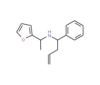(1-Furan-2-yl-ethyl)-(1-phenyl-but-3-enyl)-amine (CAS 436088-63-0) - chemical structure image