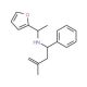 (1-Furan-2-yl-ethyl)-(3-methyl-1-phenyl-but-3-enyl)-amine (CAS 436096-85-4) - chemical structure image