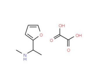 (1-Furan-2-yl-ethyl)-methyl-amine oxalate - chemical structure image