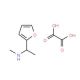 (1-Furan-2-yl-ethyl)-methyl-amine oxalate - chemical structure image
