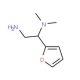 1-Furan-2-yl-N*1*,N*1*-dimethyl-ethane-1,2-diamine (CAS 851169-48-7) - chemical structure image