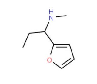 (1-Furan-2-yl-propyl)-methyl-amine - chemical structure image