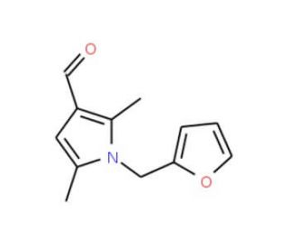 1-Furan-2-ylmethyl-2,5-dimethyl-1H-pyrrole-3-carbaldehyde - chemical structure image