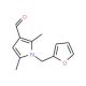 1-Furan-2-ylmethyl-2,5-dimethyl-1H-pyrrole-3-carbaldehyde - chemical structure image