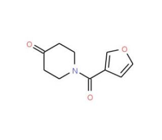 1-(furan-3-ylcarbonyl)piperidin-4-one - chemical structure image