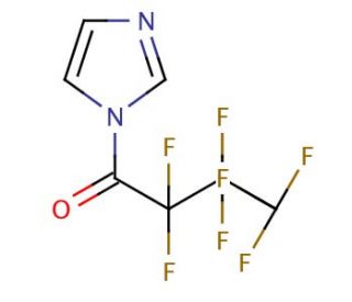 1-(Heptafluorobutyryl)imidazole (CAS 32477-35-3) - chemical structure image