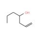 1-Hepten-4-ol (CAS 3521-91-3) - chemical structure image