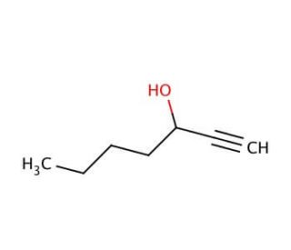 1-Heptyn-3-ol (CAS 7383-19-9) - chemical structure image