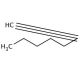1-Heptyne (CAS 628-71-7) - chemical structure image
