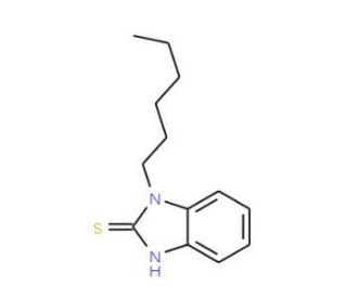 1-Hexyl-1H-benzoimidazole-2-thiol - chemical structure image