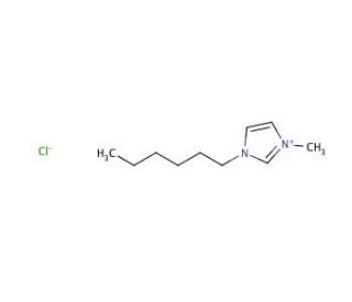 1-Hexyl-3-methylimidazolium chloride (CAS 171058-17-6) - chemical structure image