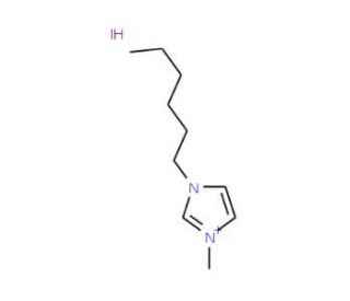 1-Hexyl-3-methylimidazolium iodide (CAS 178631-05-5) - chemical structure image