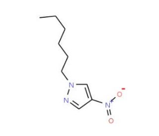 1-Hexyl-4-nitro-1H-pyrazole - chemical structure image